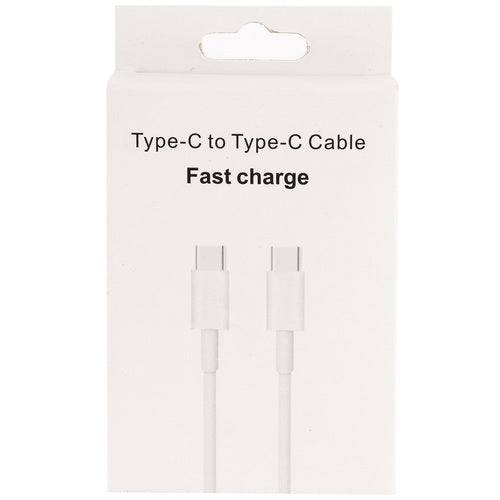 fast charge type-c to type-c cables - bulk  -- 12 per box