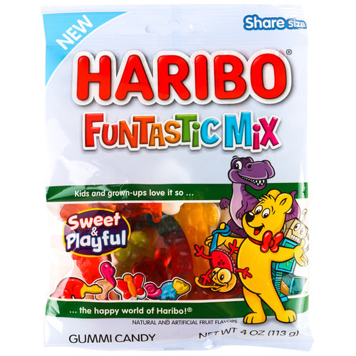 haribo funtastic mix - 4oz -- 12 per case