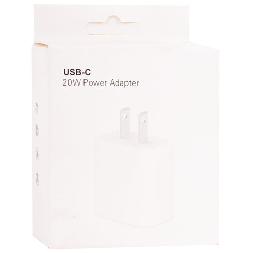 usb-c 20w power adapter -- 12 per box