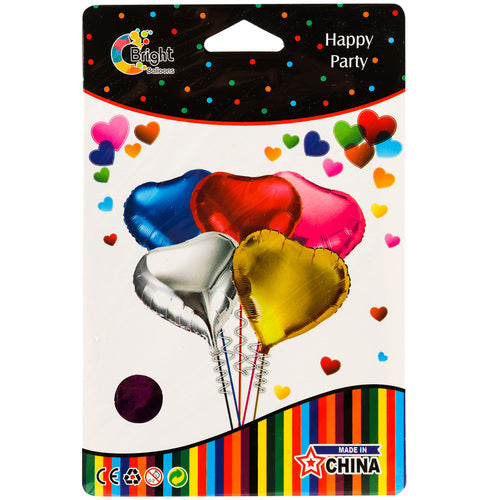 foil balloon 18 purple heart -- 12 per box