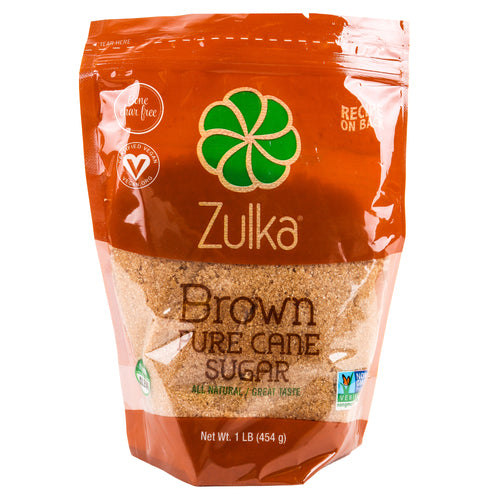 zulka brown sugar - 1lb -- 10 per case