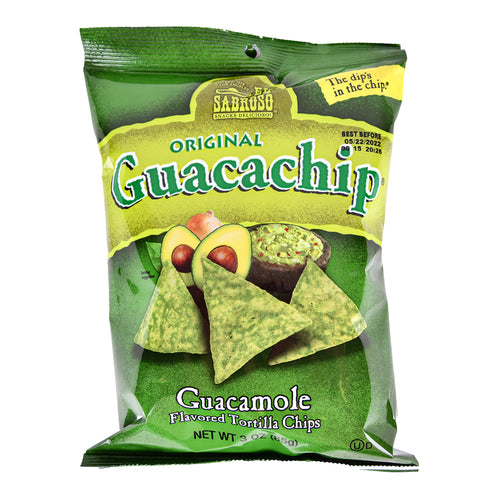 el sabroso guacamole chips - 3 oz bags -- 12 per case