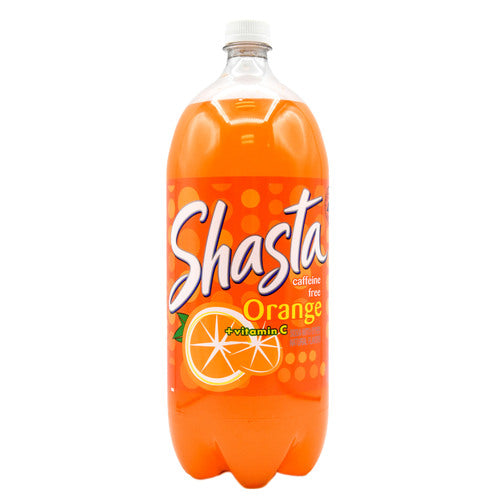 shasta orange soda - 2 liter  -- 6 per case