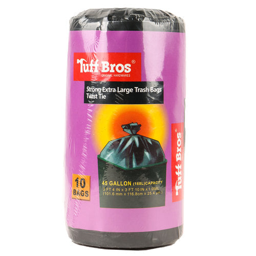 large 45 gallon trash bags  -- 24 per case