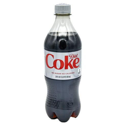 diet coke 20 oz bottle -  -- 24 per case