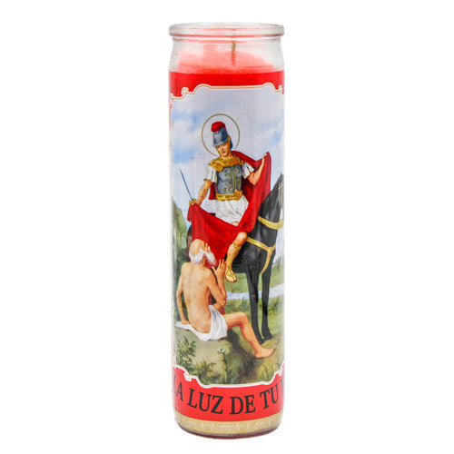 san martin caballero red candles -  -- 12 per case