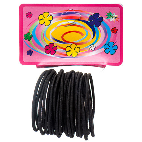 hair tie small black -- 12 per box