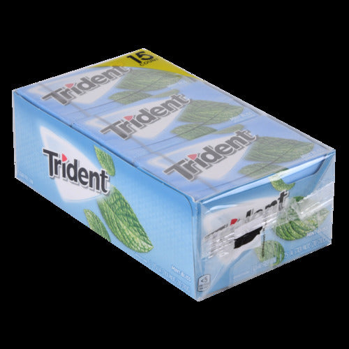 trident gum mint bliss - 14 sticks per pack - bulk 225 packs -- 15 per box