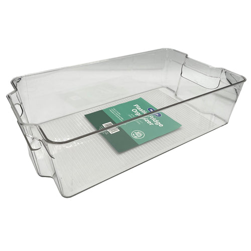 plastic refrigerator storage trays - 37.5x21.7x9.5cm -- 12 per case