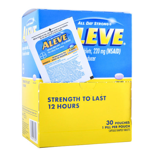 aleve dispenser - 30 count -  -- 30 per case