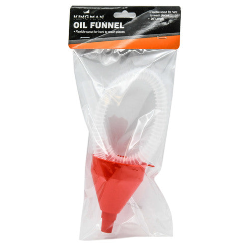 kingman plastic funnel - long tube  -- 24 per box