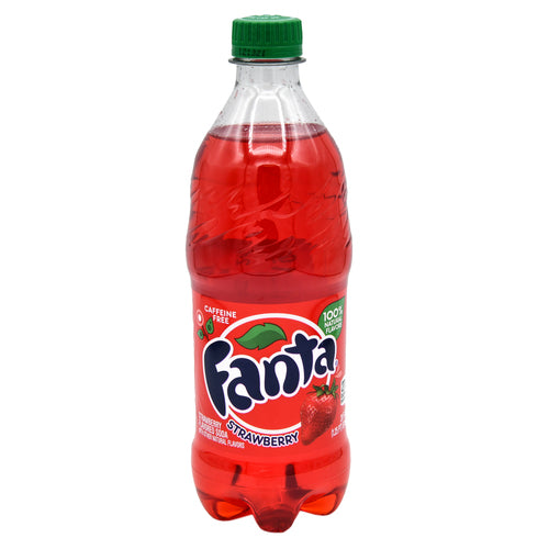 fanta strawberry 20 oz - 24 pack -  -- 24 per case