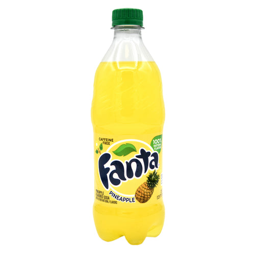 fanta pineapple soda 20 oz -- 24 per case