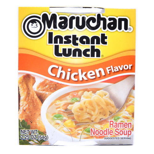 maruchan instant lunch chicken cup noodles - 2.25 oz -- 12 per case