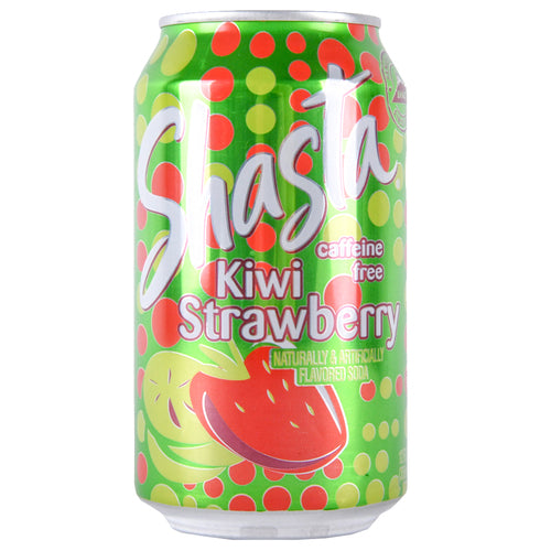 shasta kiwi strawberry soda 12 oz - 24 pack -- 24 per case