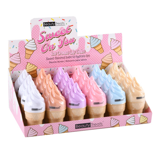 sweet on you lip balm - assorted colors  -- 24 per box