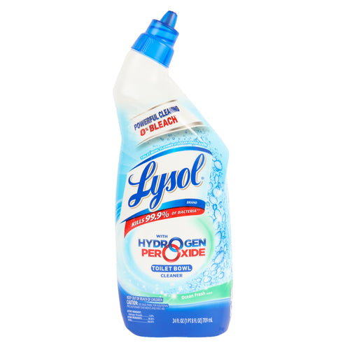 lysol toilet bowl cleaner power & free 24 oz -- 9 per case