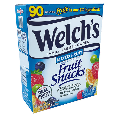 welch's mixed fruit snacks - 90 count -- 90 per case