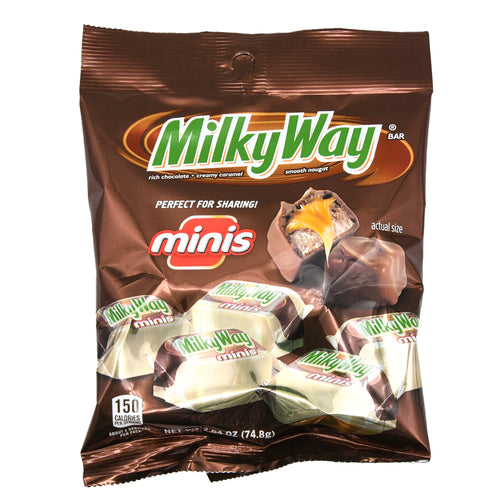 milky way minis packs - 2.64 oz -- 12 per case