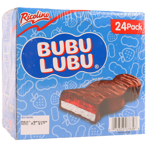 ricolino bubulubu - 24 individually wrapped snacks -- 8 per case