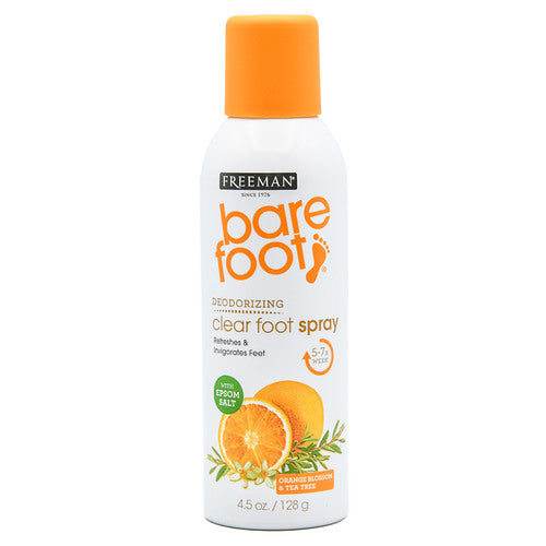 freeman deodorizing clear foot spray 4.5 oz -- 6 per case