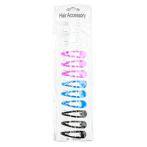 hair snap pins assortment  - colors #5580 -- 12 per box