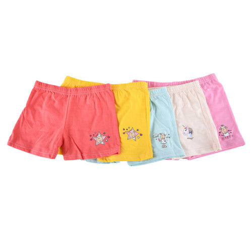 girls boyshort underwear - assorted colors - 600 pack -- 12 per box