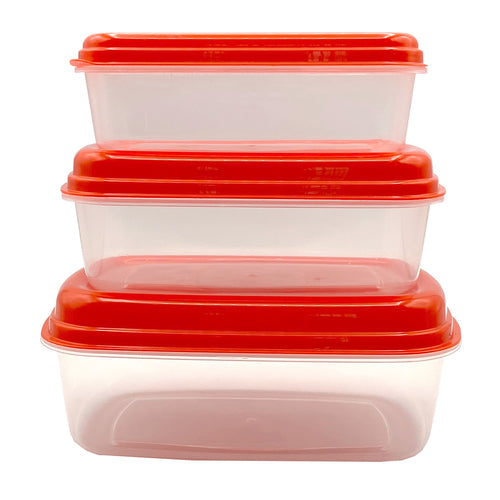 plastic food container vent rnd 3pc -- 48 per case