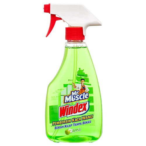 mr muscle windex green apple 500 ml -- 12 per case