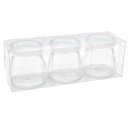 glass jar sets - 100ml -- 16 per case