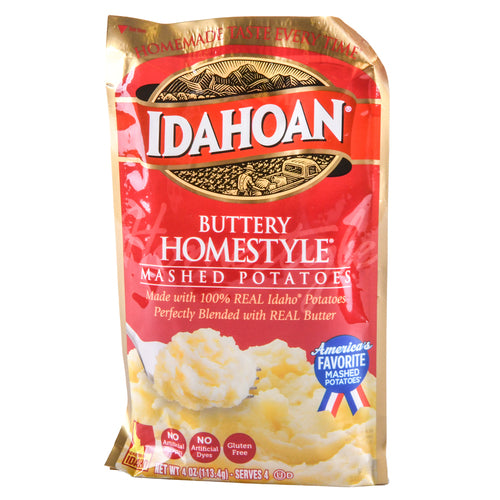 idahoan buttery homestyle mashed potatoes - 4oz -  -- 12 per case