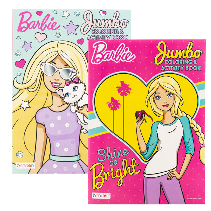 barbie coloring book -- 36 per case