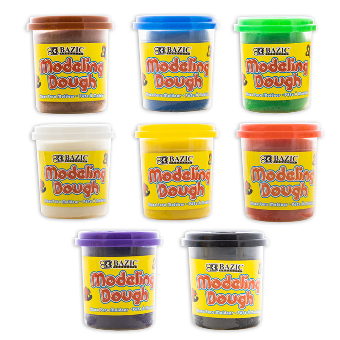 7.76 oz 220g 8 primary color modeling dough -- 24 per case