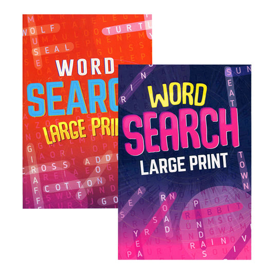 large print word search puzzles digest size -- 48 per case