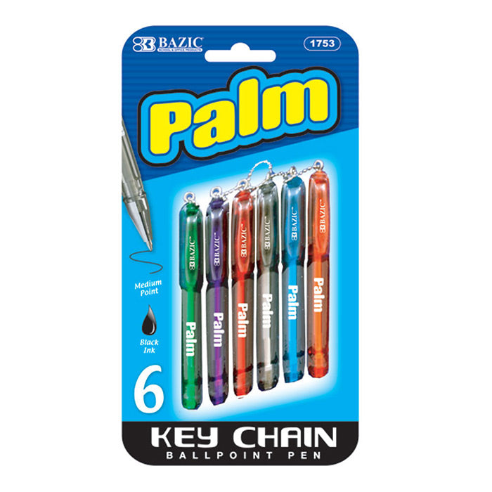 palm mini ballpoint pen w key ring 5 pack -- 24 per box