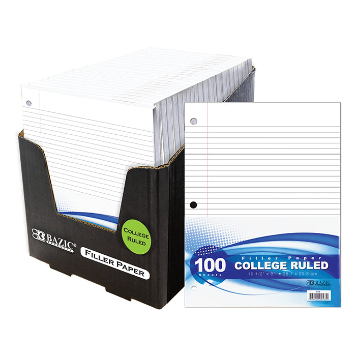 c r 100 ct. filler paper pdq -- 36 per case