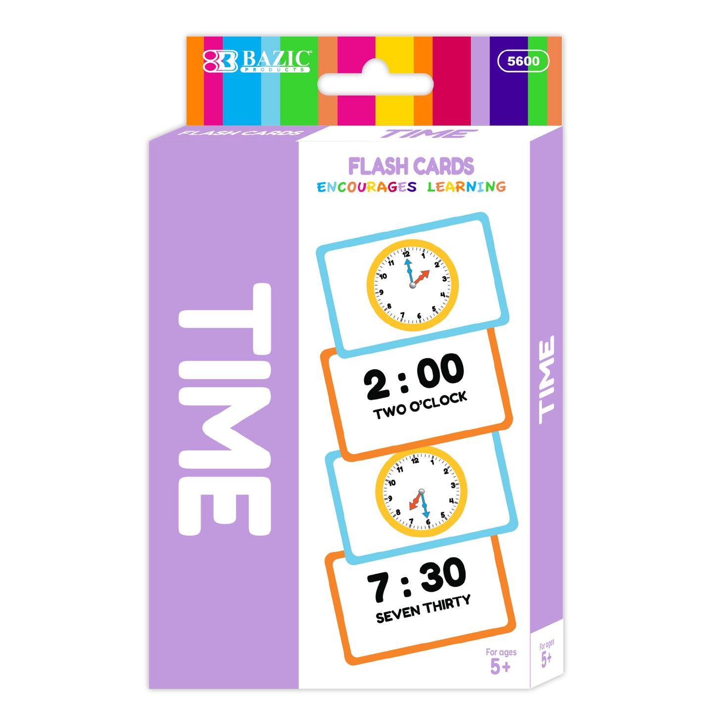 time flash cards 36 pack -- 24 per box