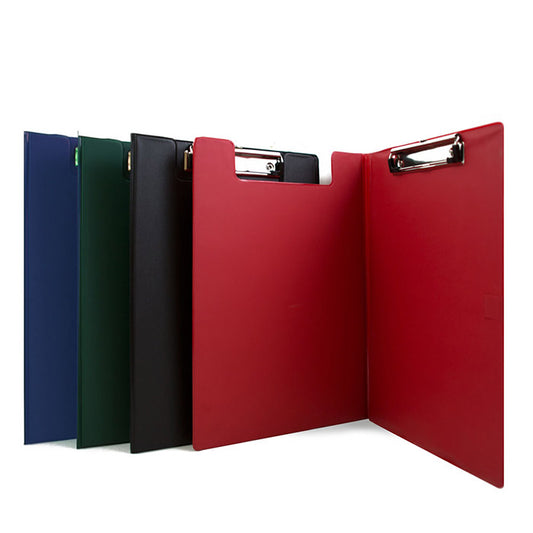 a4 pvc clip folder w/ low profile clip - 24 pack -  -- 24 per case