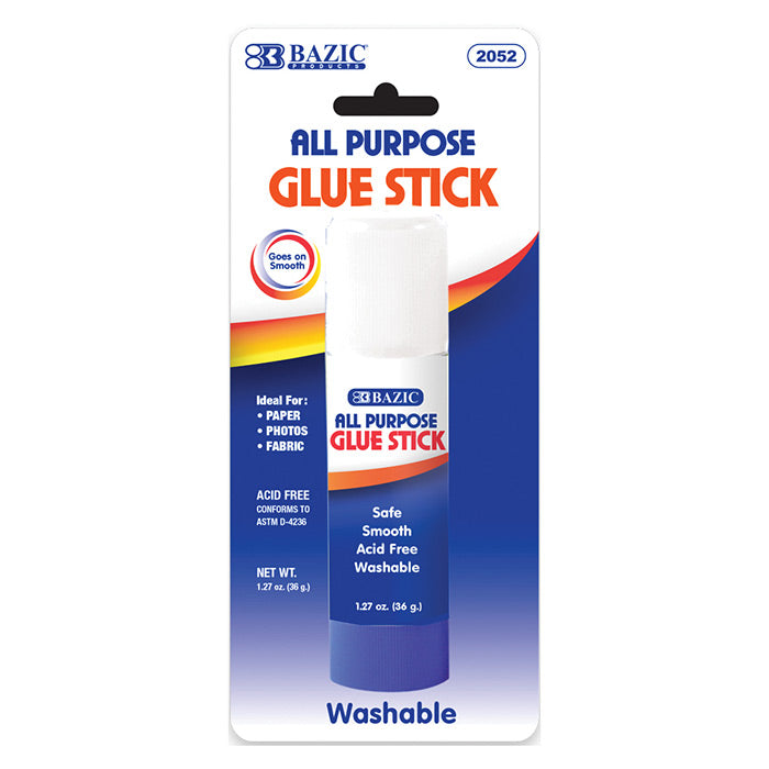 bazic 1.27 oz (36g) glue sticks  -  -- 24 per box