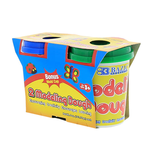 bazic multi color modeling dough - 5 oz  -- 36 per case