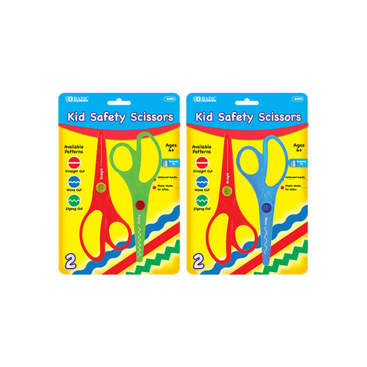 bazic 5 1/2 inch kids safety scissors - aa pack -- 24 per box