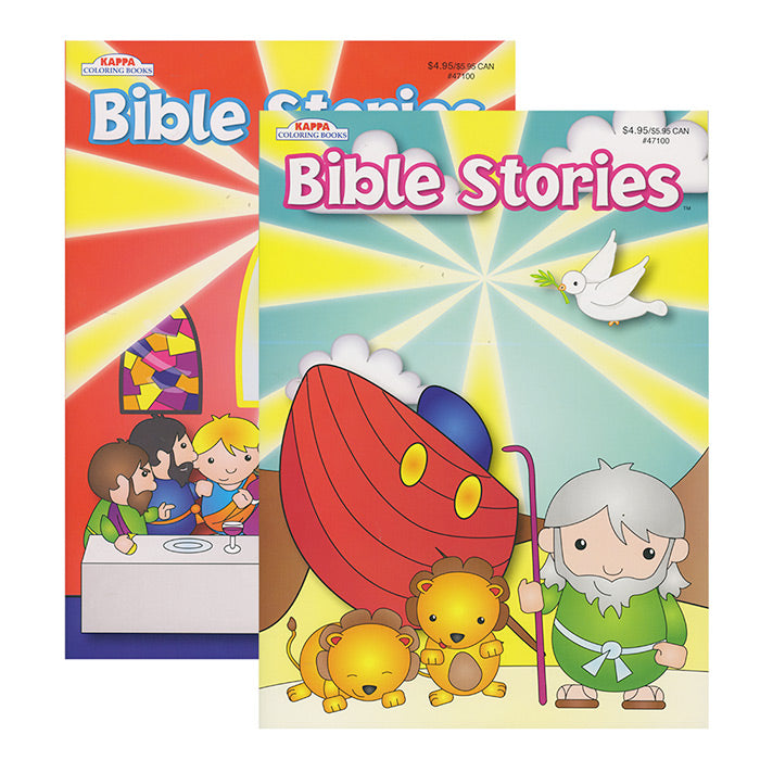 kappa bible stories coloring & activity books - -  -- 48 per case