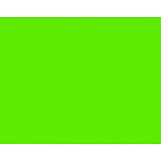 bazic fluorescent green poster board - 22 x 28  -- 25 per case