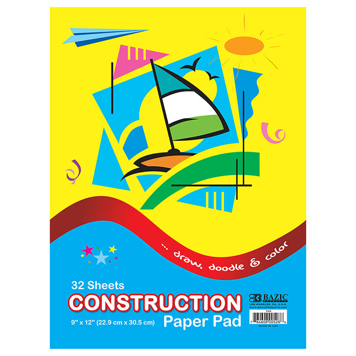 construction paper - 9x12 - - bazic -- 48 per case