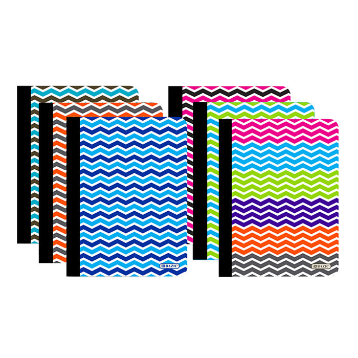 bazic c / r 100 ct. chevron composition book -- 48 per case