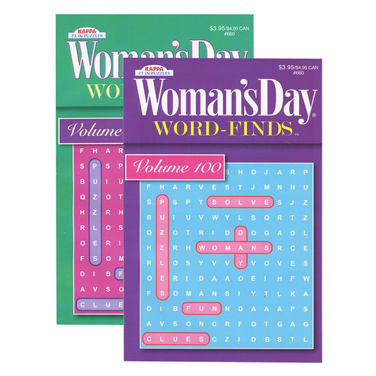 kappa women's day word finds puzzle book - digest size -- 24 per case