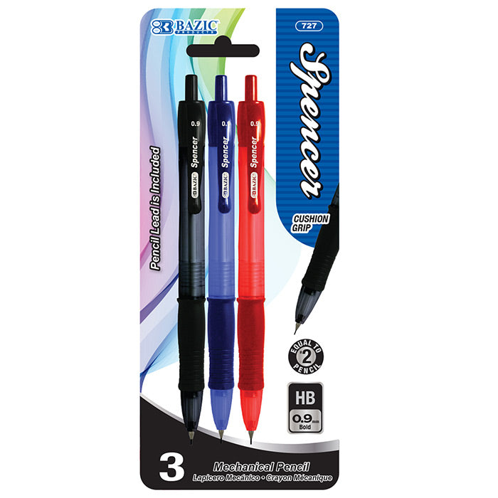 bazic spencer 0.9mm mechanical pencils  -- 24 per box