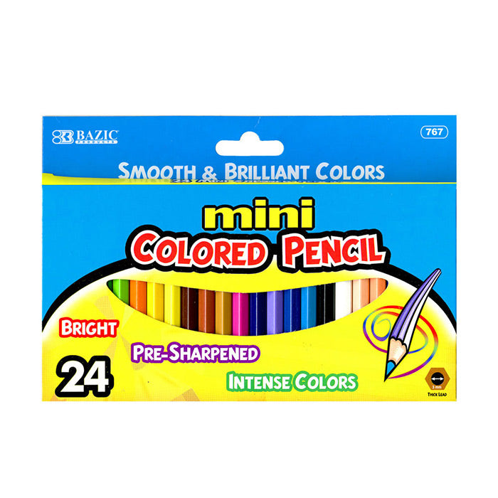 bazic colored pencils - 24 pack  -- 24 per box