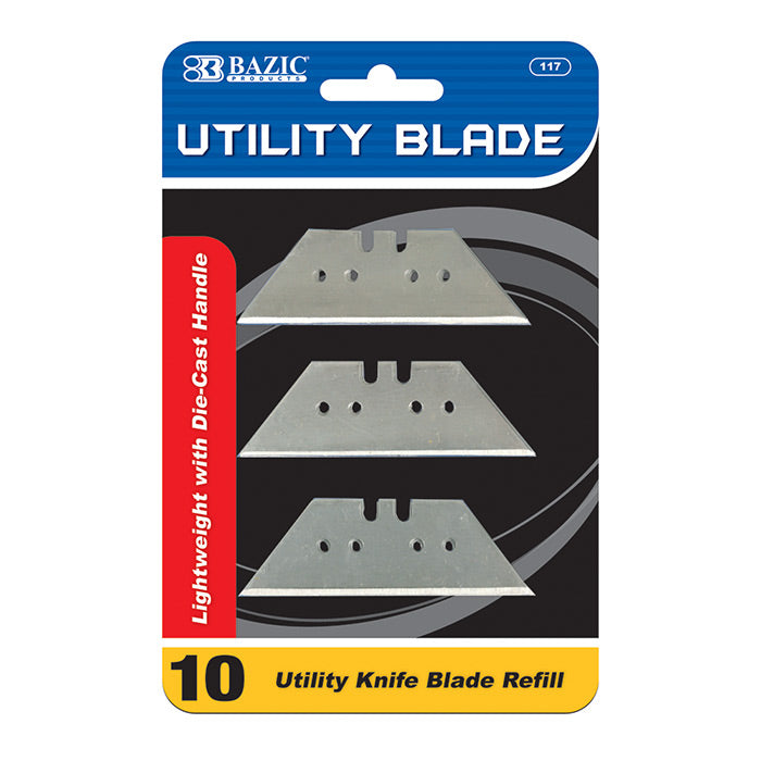 utility knife replacement blades with tube - 8/tube - bulk 360 -- 24 per box