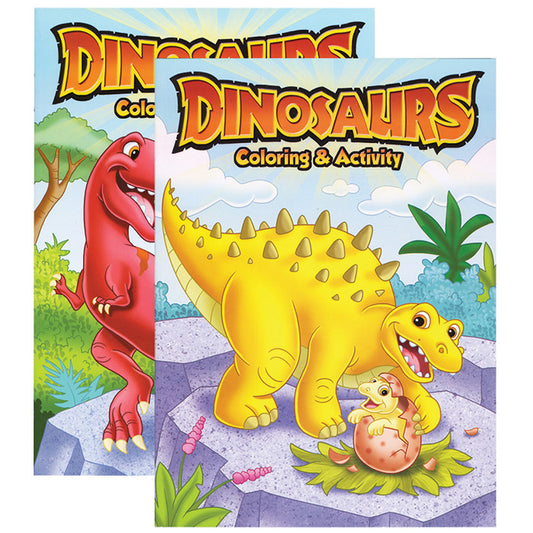 dinosaurs coloring & activity book -- 48 per case